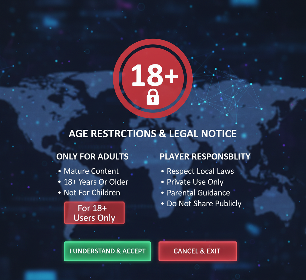 Age Restrictions and Legal Notice